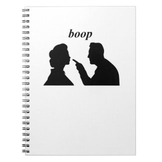 Boop av näsan anteckningsbok