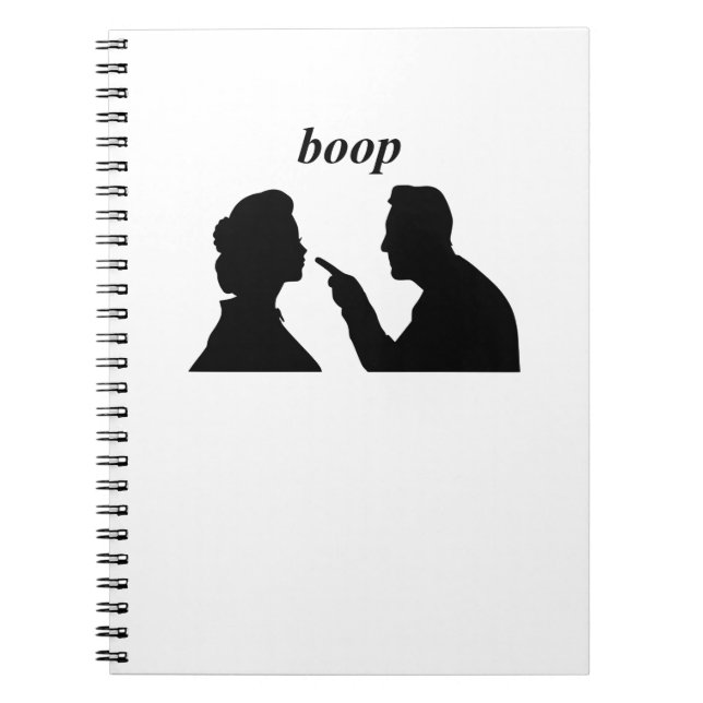 Boop av näsan anteckningsbok (Framsidan)