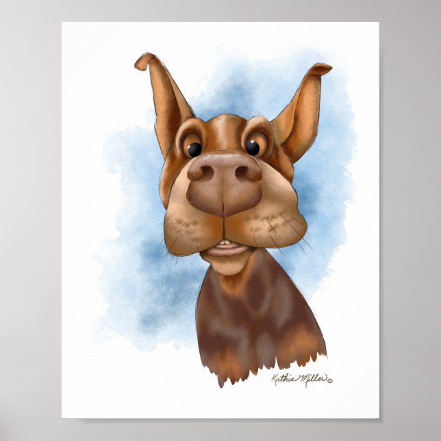 Boop the Snoot Doberman Tecknad Film Poster (Framsidan)