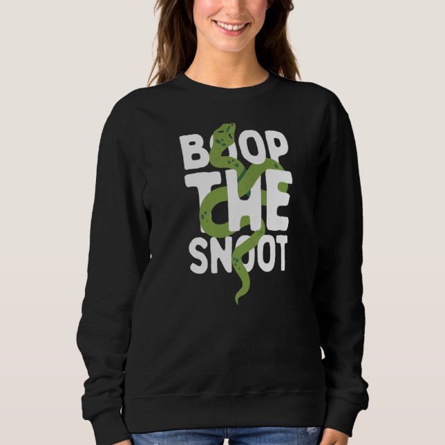 Boop the Snoot Reptiles Cute Snake Owner T Shirt (Framsida)