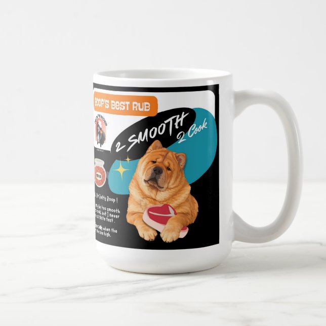 BOOPS BÄSTA GNIDNING -SMÄTANDE CHOW Art Muse Recep Kaffemugg (Höger)