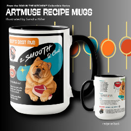 BOOPS BÄSTA RIVEN -SLÄT CHOW Art Muse Recept Mugg