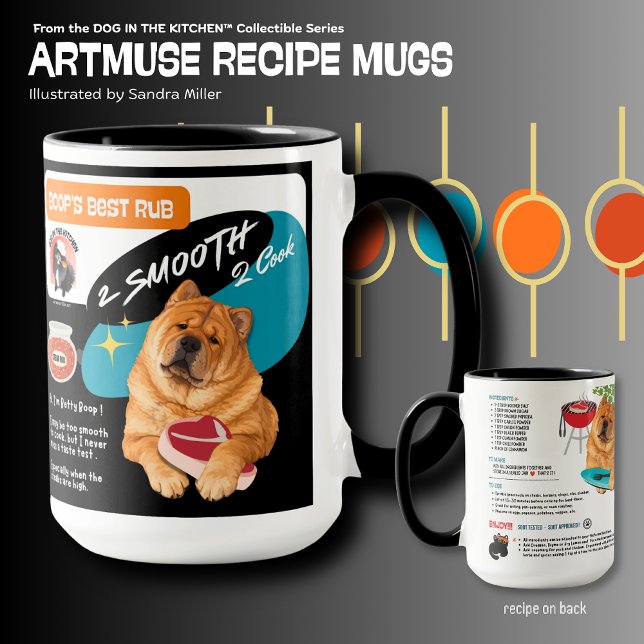 BOOPS BÄSTA RIVEN -SLÄT CHOW Art Muse Recept Mugg (Skapare uppladdad)