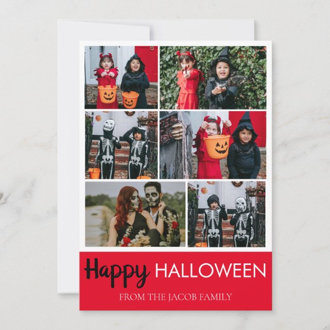 Boopumkin jack-o-lantern Happy halloween 6 Foto Julkort (Framsida)