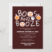 Boos and Booze Kuslig Halloween Kostymfest