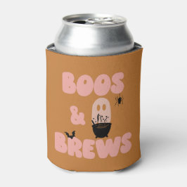 Boos and Brews Cute Orange Halloween