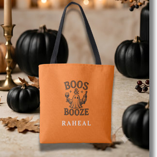 Boos & Booze Vintage Ghost  Tygkasse