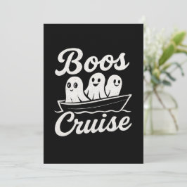 Boos cruise  inbjudningar