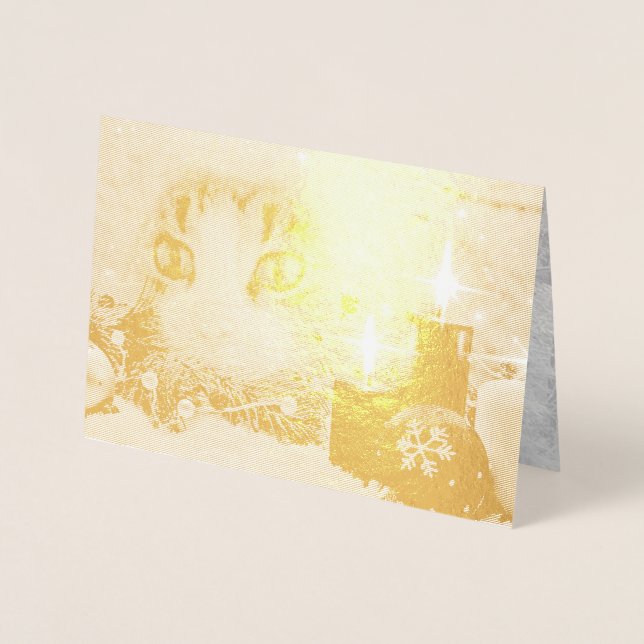Boo's jul #1 Foil Card Folierat Kort (Framsida)