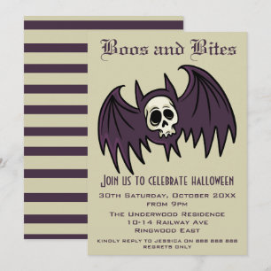 BOOS OCH BITOR HALLOWEEN INBJUDNINGAR