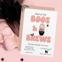 Boos och Brews Cute Womens Halloween