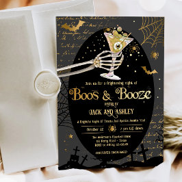 Boos och Sprit Brews Vuxen Halloween fest Inbjudningar