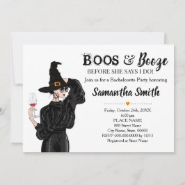 Boos och sprit före jag halloween möhippa inbjudningar