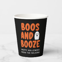 Boos och Sprit Halloween Disposable Papper Kopp