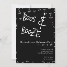 Boos och sprit Halloween-fest