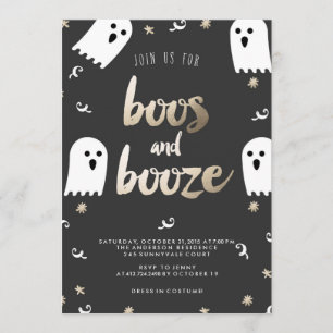 BOOS OCH SPRIT HALLOWEEN FEST INBJUDNINGAR