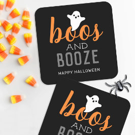 Boos och Sprit Halloween fest Underlägg Papper Kvadrat