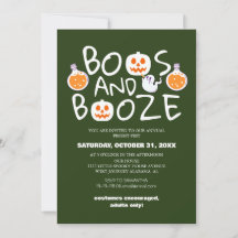 Boos och Sprit Spooky Halloween Costume Party