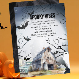 Boos och Sprit Vuxen Halloween fest Inbjudningar