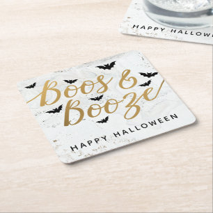 Boos & Sprit Halloween fest Underlägg Papper Kvadrat