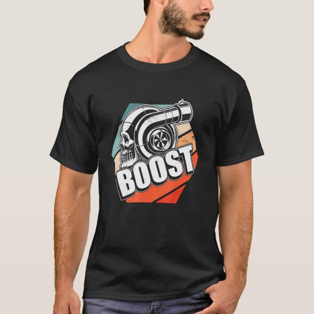 Boost För Biljustering T-shirt Riktig Mekaniker (Framsida)