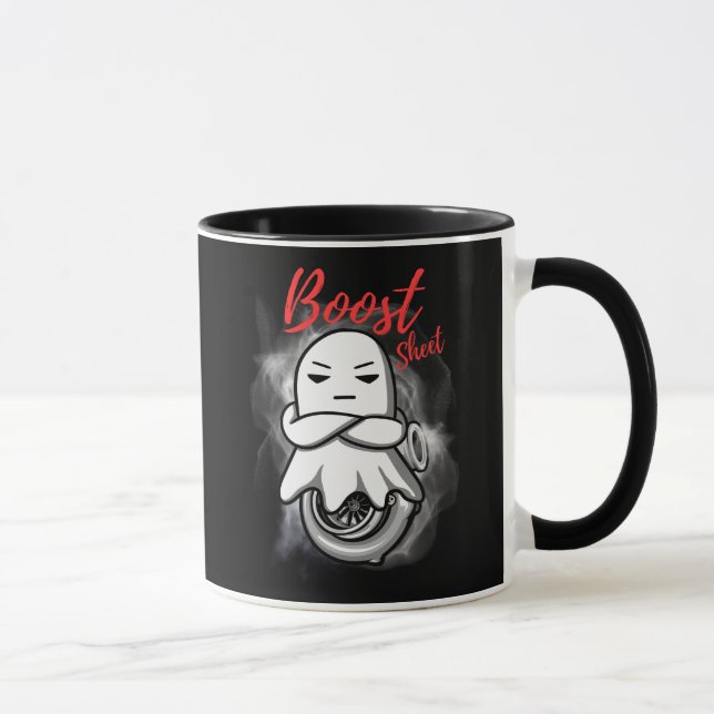 Boost Sheet Roligt Halloween-spöke Turbo Racing Mugg (Höger)