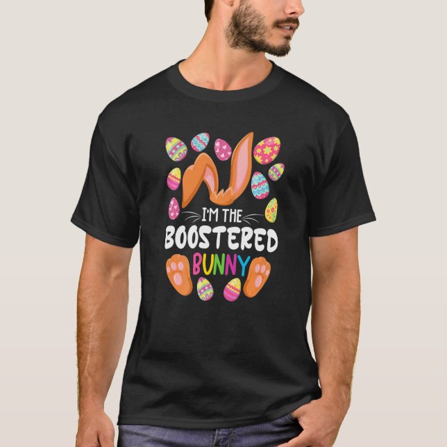 Boosted Bunny I-familjen som matchar Påsk Party ut T Shirt (Framsida)