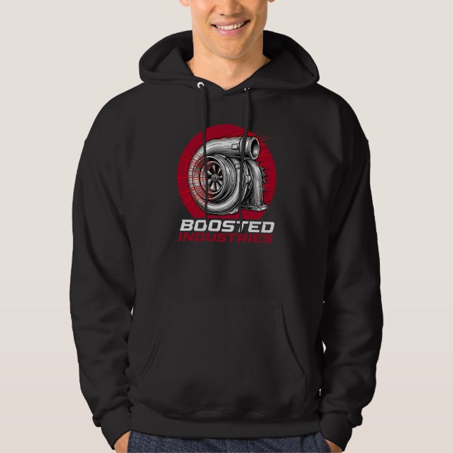 Boosted Industries Turbo mekaniker present Hoodie (Framsida)