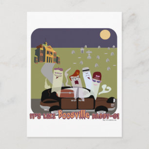 BoosVille Halloween Vykort