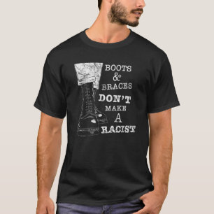 Boot and Braces Anti Racism Street Punks Skinh T Shirt