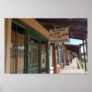 Boot Backe, Front Street, Dodge City, Kansas Poster