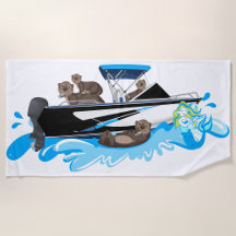 Boot Beach Towel