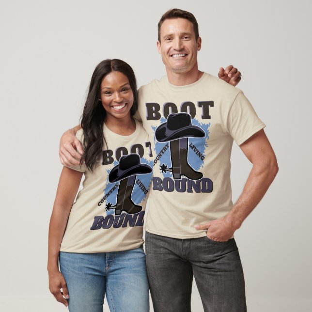 Boot Bound Land Living T Shirt (Unisex)