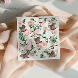 Boot & Bubly Blommigt Champagne Möhippa Pappersservett