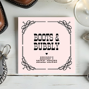 Boot & Bubly Western Cowgirl-Möhippa Pappersservett