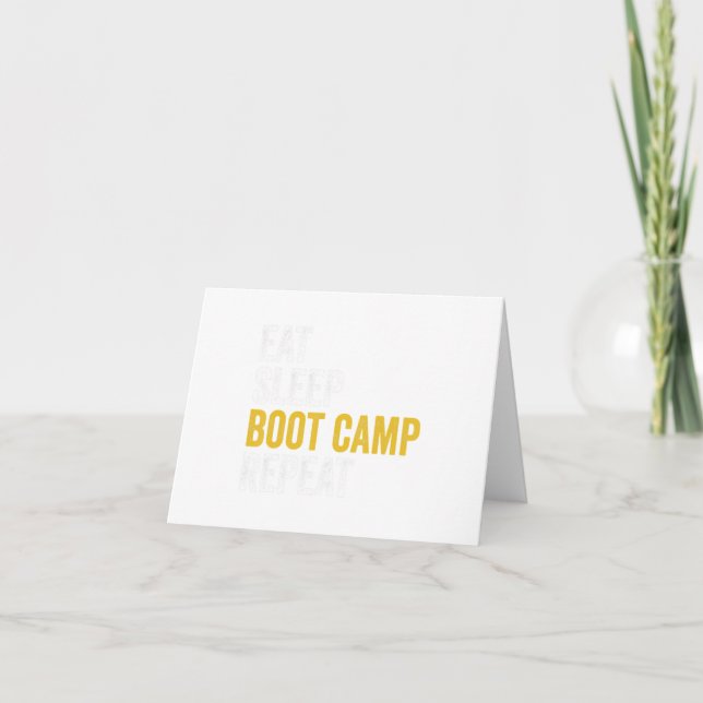 Boot Camp Military Bootcamps Fitness Kort (Framsida)