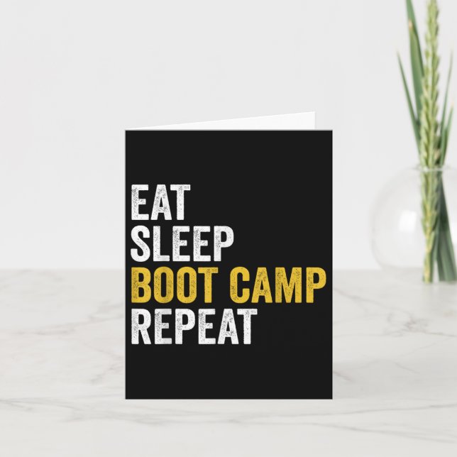 Boot Camp Military Bootcamps Fitness Kort (Framsida)