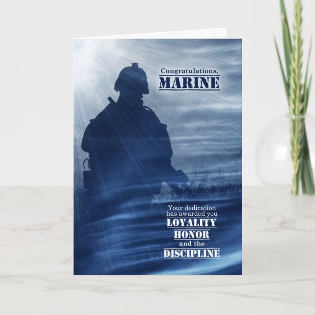 Boot Camp Student Stars och stripes Soldier Card Kort (Framsida)