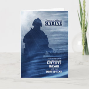 Boot Camp Student Stars och stripes Soldier Card Kort