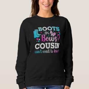 Boot eller bog Cousin Gender Reveal Baby Shower An T Shirt