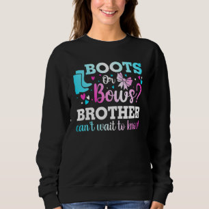 Boot eller Bows Brother Gender visar babyskor och T Shirt