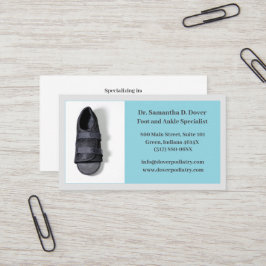 Boot Kirurgisk foot Doktor Podiatry Podiatrist Pod Visitkort