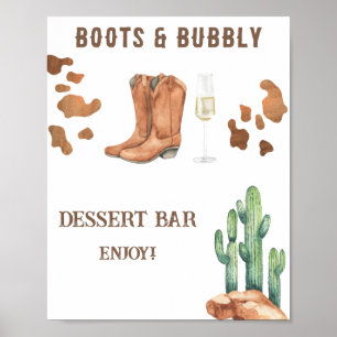 Boot och Bubly Möhippa Dessert pub Poster