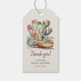 Boot och Western Möhippa för bubblor Presentetikett