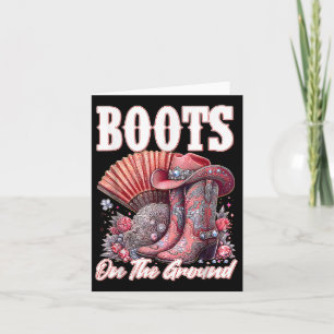 Boot på Ground Boot Cowboy Western Cowgirl Me Kort