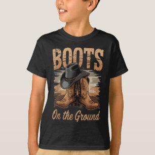 Boot på Ground Cowgirl Line Dance Women Manar K T Shirt