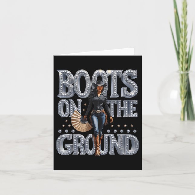 Boot på marken Linedance Western Cowgirl Boot Kort (Framsida)
