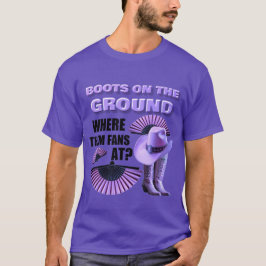BOOT PÅ MARKEN (PURP) T SHIRT