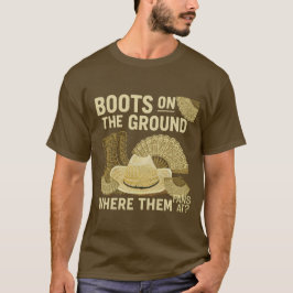 Boot på marken t shirt