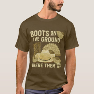 Boot på marken t shirt